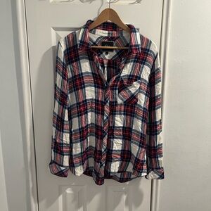Rails Red and Blue Checkered Shirt